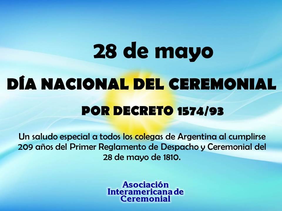 Dia Del Ceremonial En Argentina Asociaci N Interamericana De